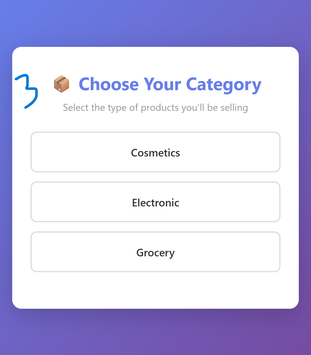 this is show how to signup